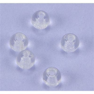 Tiffany Round Clear Transparent 4mm ea