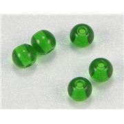Tiffany Round Emerald Transparent 4mm ea