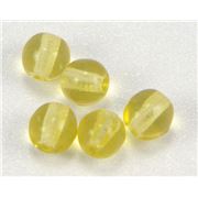 Tiffany Round Light Topaz Transparent 4mm ea