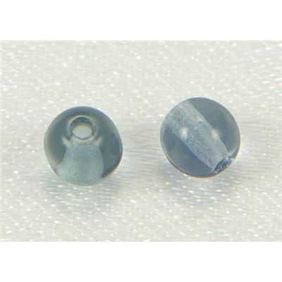 Tiffany Round Montana Transparent 4mm ea