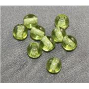 Tiffany Round Olive Transparent 4mm ea
