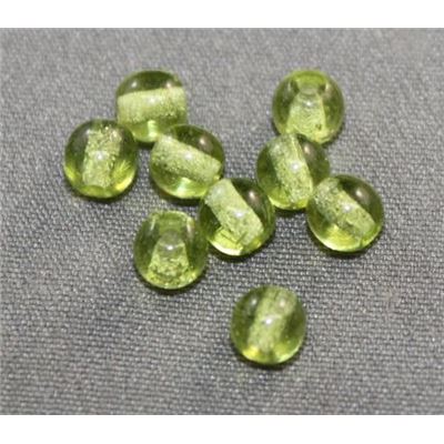 Tiffany Round Olive Transparent 4mm ea
