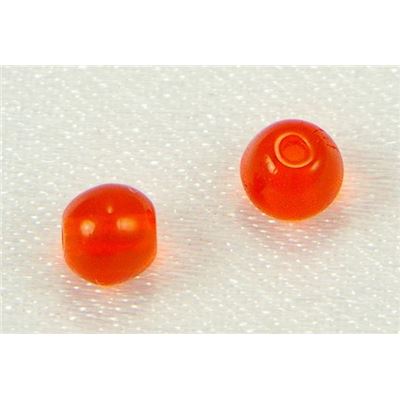 Tiffany Round Orange Transparent 4mm ea