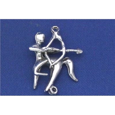Pewter Zodiacs Set Sagitarius - 2 bail  Metallic Zodiac - 2 Bail ea