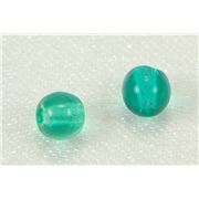 Tiffany Round Teal Transparent 4mm ea