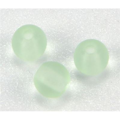 Tiffany Round Peridot Frost 4mm ea