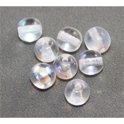 Tiffany Round Clear AB 6mm ea