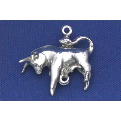 Pewter Zodiacs Set Taurus - 2 bail  Metallic Zodiac - 2 Bail ea