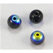Tiffany Round Jet AB 6mm ea