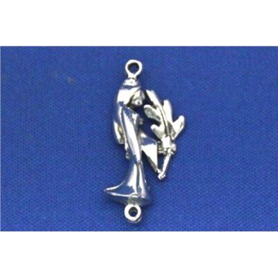 Pewter Zodiacs Set Virgo - 2 bail  Metallic Zodiac - 2 Bail ea