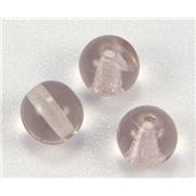 Tiffany Round Light Amethyst Transparent 6mm ea