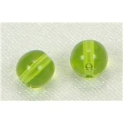 Tiffany Round Olive Transparent 6mm ea