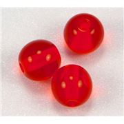 Tiffany Round Orange Transparent 6mm ea