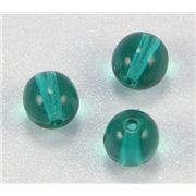Tiffany Round Emerald Transparent 6mm ea
