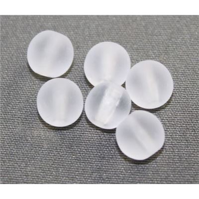 Tiffany Round Clear Frost 6mm ea