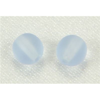 Tiffany Round Light Sapphire Frost 6mm ea