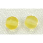 Tiffany Round Light Topaz  Frost 6mm ea