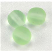 Tiffany Round Peridot Frost 6mm ea