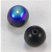 Tiffany Round Jet AB 8mm ea