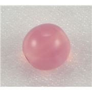 Tiffany Round Milky Pink Transparent 8mm ea
