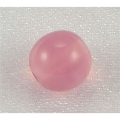 Tiffany Round Milky Pink Transparent 8mm ea