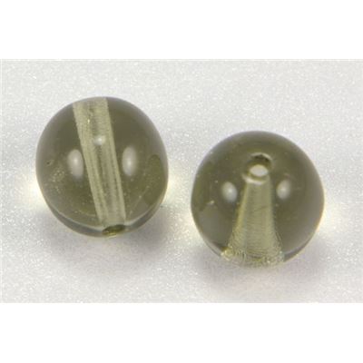 Tiffany Round Black Diamond Transparent 8mm ea