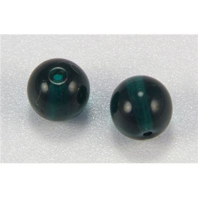 Tiffany Round Emerald Transparent 8mm ea
