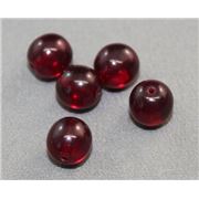 Tiffany Round Garnet Transparent 8mm ea