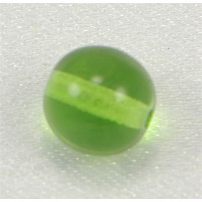Tiffany Round Olive Transparent 8mm ea