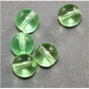 Tiffany Round Peridot Transparent 8mm ea