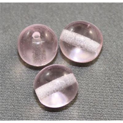 Tiffany Round Pink Transparent 8mm ea