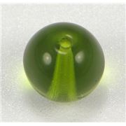 Tiffany Round Olive Transparent 10mm ea