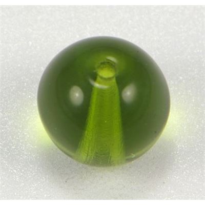 Tiffany Round Olive Transparent 10mm ea