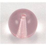 Tiffany Round Pink Transparent 10mm ea
