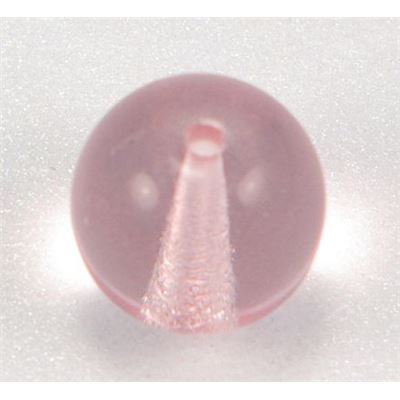 Tiffany Round Pink Transparent 10mm ea