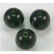 Tiffany Round Emerald Transparent 12mm ea