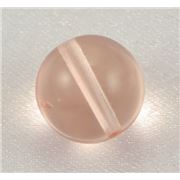 Tiffany Round Pink Transparent 12mm ea