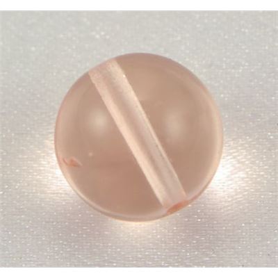 Tiffany Round Pink Transparent 12mm ea