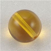 Tiffany Round Topaz Transparent 12mm ea