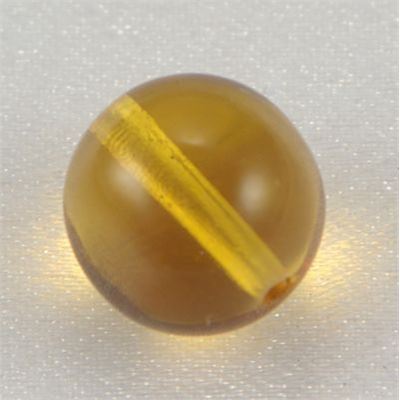 Tiffany Round Topaz Transparent 12mm ea
