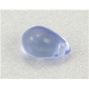 Czech Glass Drop Sapphire Transparent 10x6mm ea