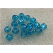 Tiffany Round Aqua Transparent 4mm ea