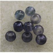 Tiffany Round Montana Transparent 4mm ea