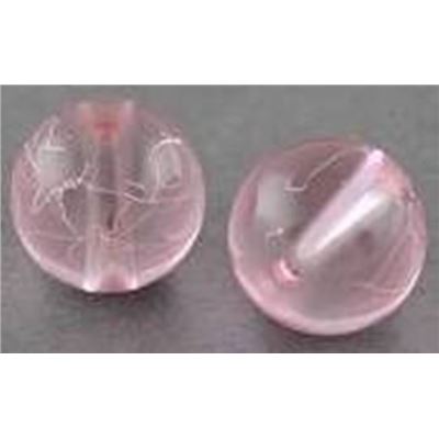 Tiffany Round Pink Transparent 4mm ea
