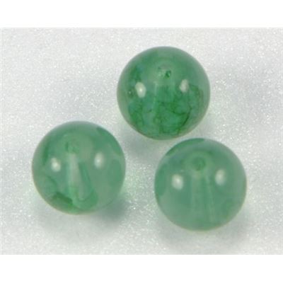Tiffany Round Forest Green Opaque 6mm ea