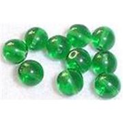 Tiffany Round Apple Green Transparent 6mm ea