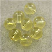Tiffany Round Jonquil Transparent 6mm ea