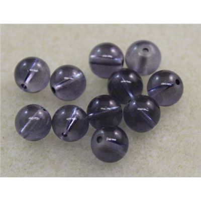 Tiffany Round Montana Transparent 6mm ea