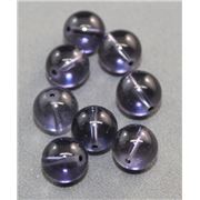 Tiffany Round Montana Transparent 8mm ea