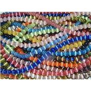 Fibre Optic Bead Strands Assorted 15 inch each